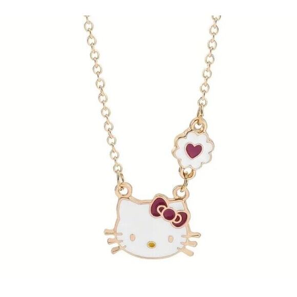 🔥Hello Kitty Pendant Necklace Cartoon Jewelry BNWT🔥 - Picture 1 of 3